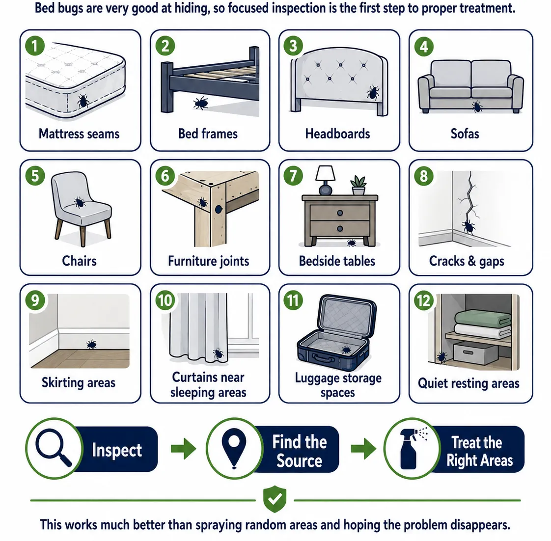 Detailed Bed Bug Inspection