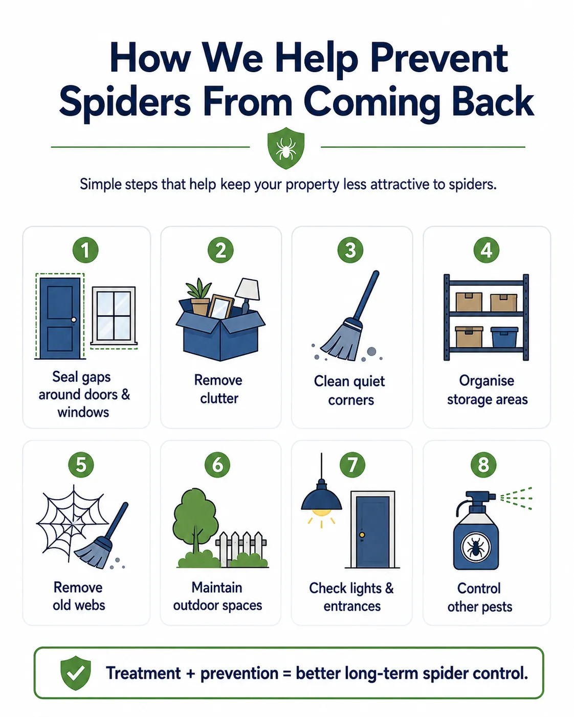 How To Prevent Spiders From Coming Back
